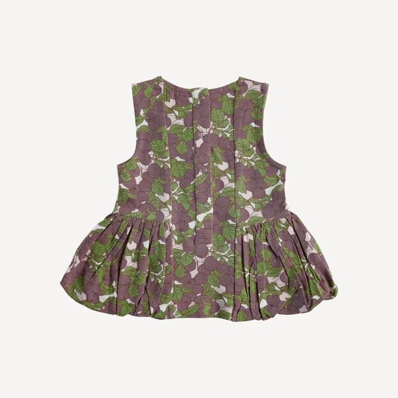 NWT Kate Quinn Plum Purple Bubble Ballerina Top 12-18m - Picture 3 of 3